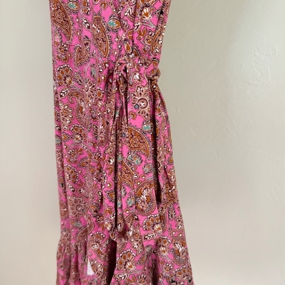 Boden Ruffle Wrap Jersey Mini Dress - Picture 2 of 6